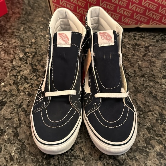 Vans off the wall unisex sk8 Hi slim quil NiB M11 W9.5 - Picture 2 of 9